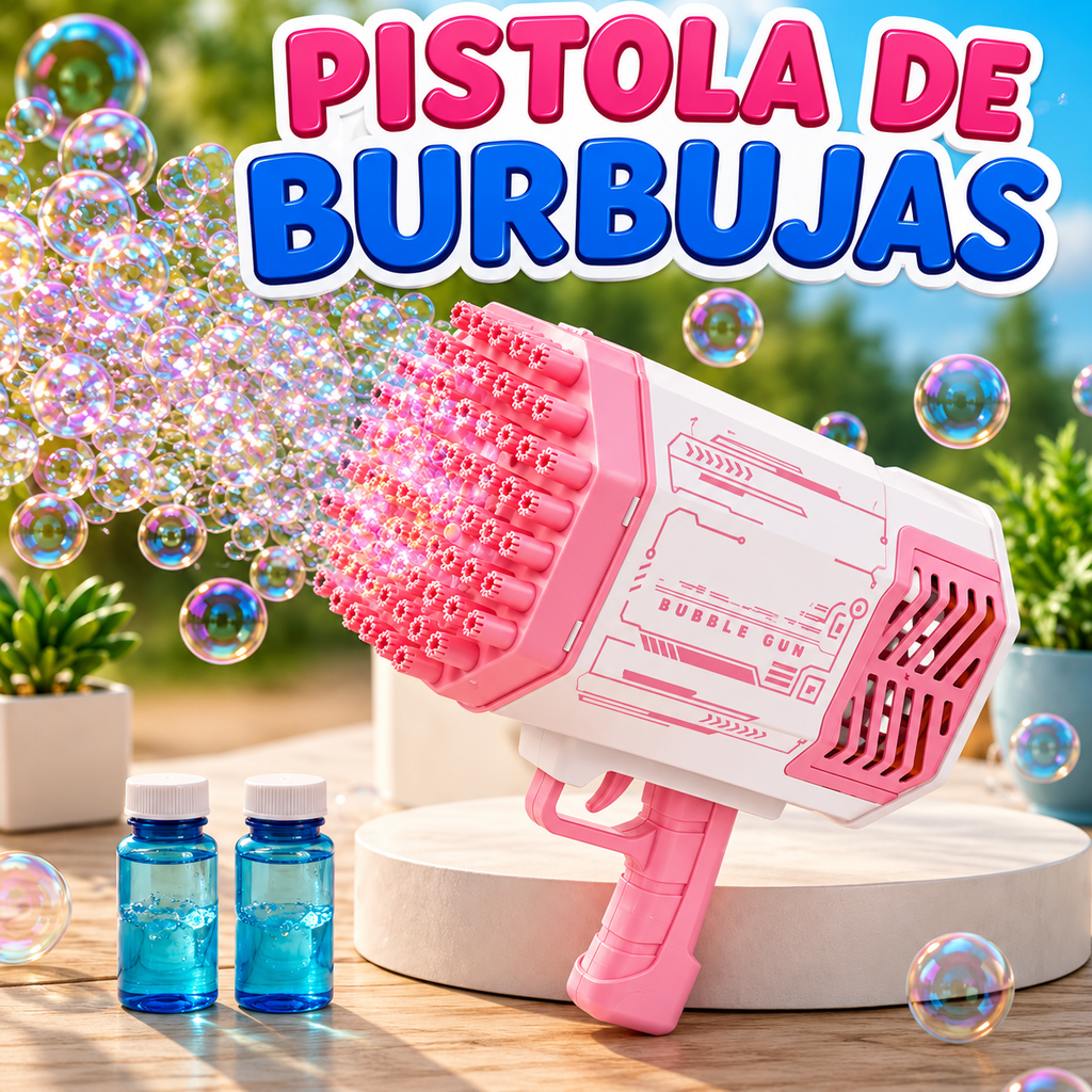 PISTOLA DE BURBUJAS